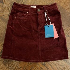 Market and Spruce Corduroy Mini Skirt